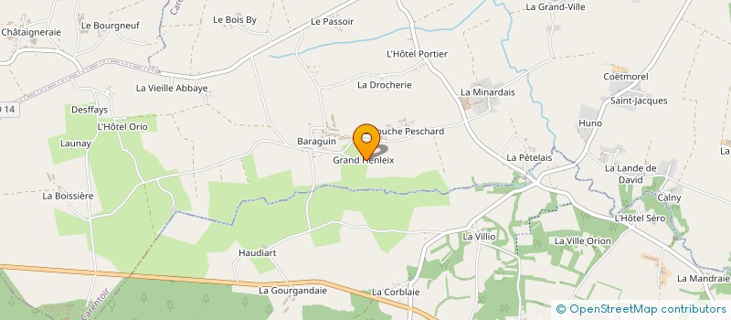 localisation de l'entreprise MADAME VIRGINIE FANENE  CARENTOIR