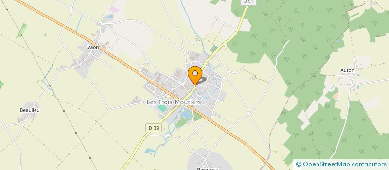 localisation de l'entreprise MADAME VIRGINIE FARDEAU  LES TROIS-MOUTIERS