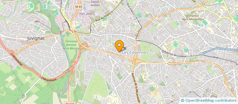 localisation de l'entreprise MADAME VIRGINIE FARDEL  MONTPELLIER