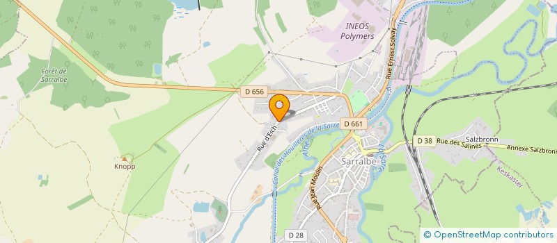 localisation de l'entreprise MADAME VIRGINIE FASANO  SARRALBE