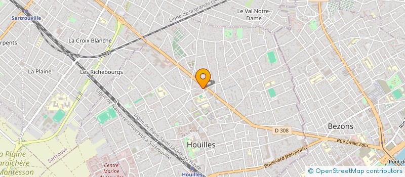 localisation de l'entreprise MADAME VIRGINIE FATMI à HOUILLES