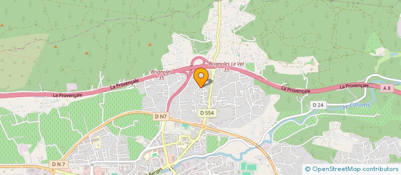 localisation de l'entreprise MADAME VIRGINIE FAUQUIER  CAMPS-LA-SOURCE