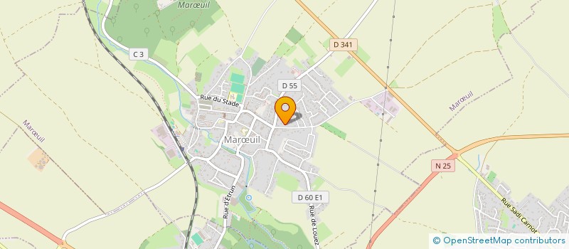 localisation de l'entreprise MADAME VIRGINIE FAUVEAUX  MARUIL