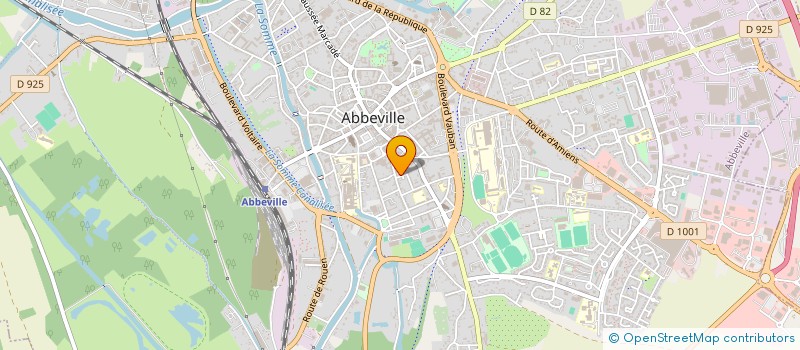localisation de l'entreprise MADAME VIRGINIE FAUVET à ABBEVILLE