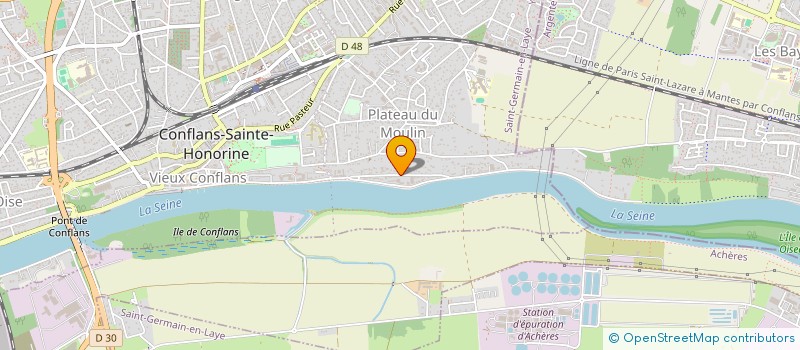 localisation de l'entreprise MADAME VIRGINIE FAYARD  CONFLANS SAINTE HONORINE