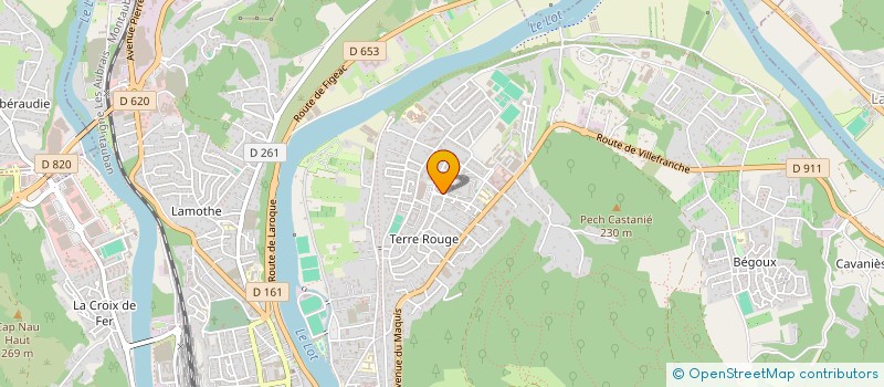 localisation de l'entreprise MADAME VIRGINIE FERANDIN  CAHORS