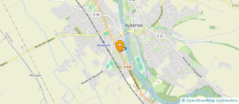 localisation de l'entreprise MADAME VIRGINIE FERAUD  AUTERIVE