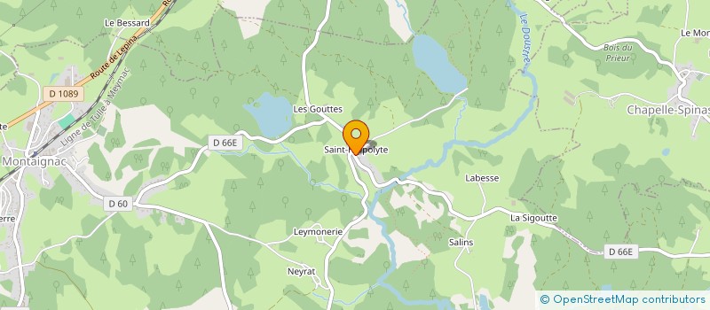 localisation de l'entreprise MADAME VIRGINIE FERNANDEZ  MONTAIGNAC-SUR-DOUSTRE