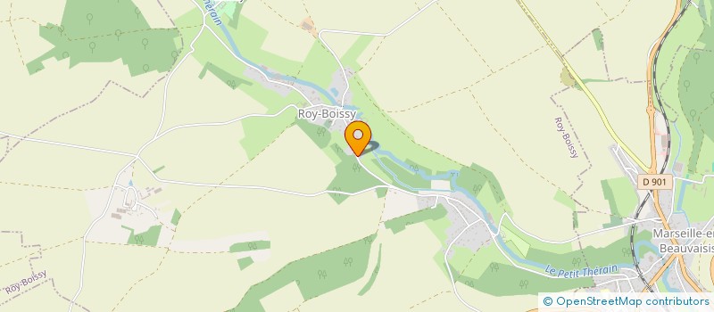 localisation de l'entreprise MADAME VIRGINIE FERNANDEZ  ROY-BOISSY