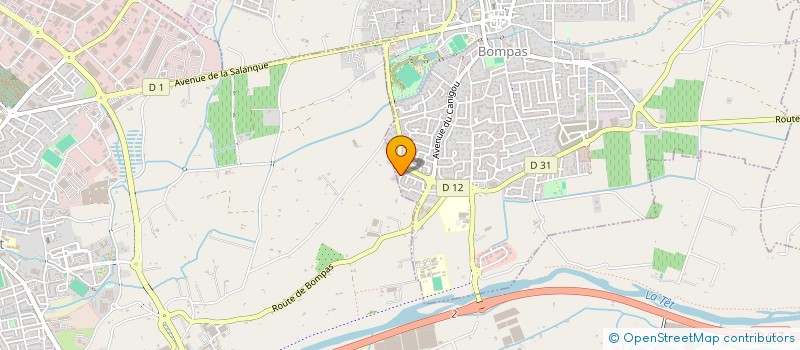 localisation de l'entreprise MADAME VIRGINIE FERNANDEZ  BOMPAS