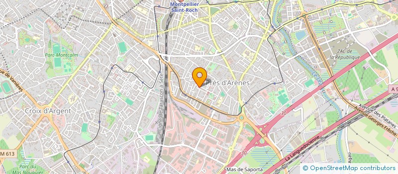 localisation de l'entreprise MADAME VIRGINIE FERNON  MONTPELLIER