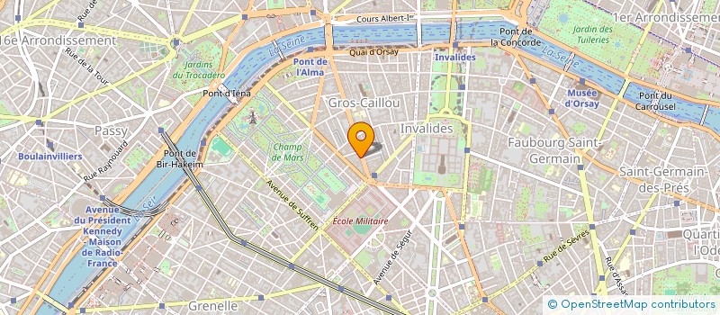 localisation de l'entreprise MADAME VIRGINIE FERRIER  PARIS