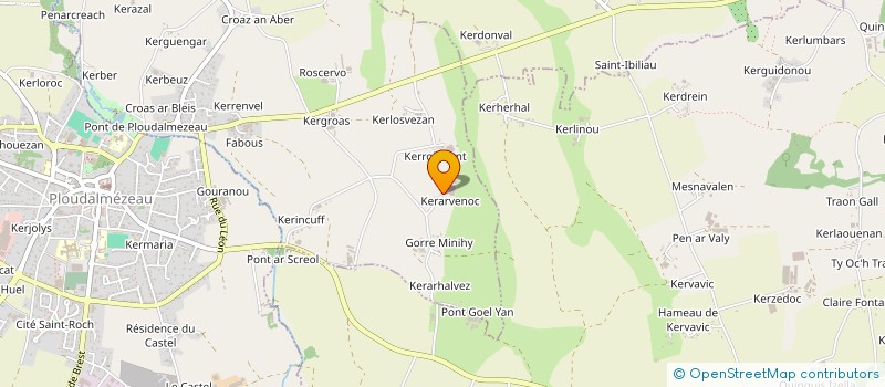 localisation de l'entreprise MADAME VIRGINIE FIALON  LAMPAUL-PLOUDALMEZEAU