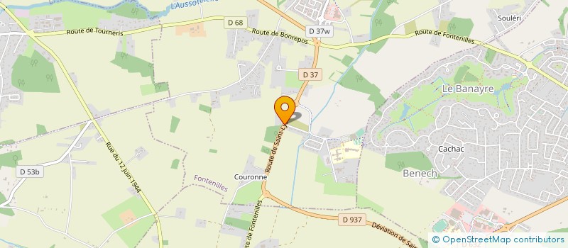 localisation de l'entreprise MADAME VIRGINIE FIERLEJ  FONTENILLES