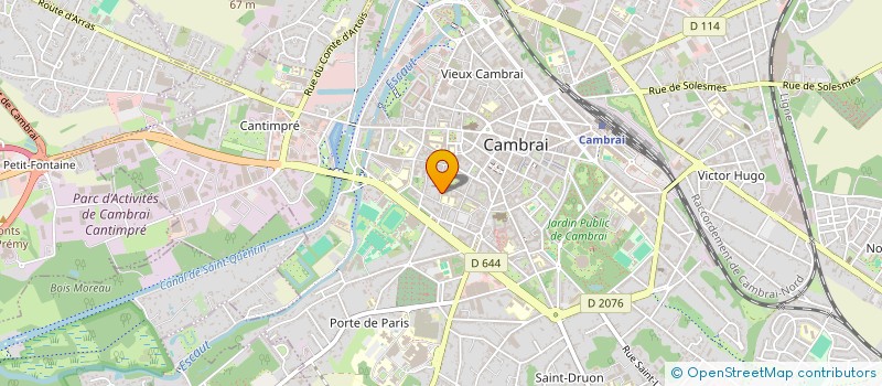 localisation de l'entreprise MADAME VIRGINIE FLAHAUT à CAMBRAI