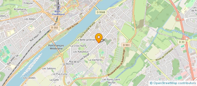 localisation de l'entreprise MADAME VIRGINIE FLEUR  BLOIS