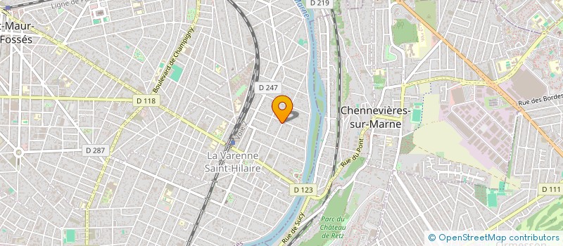 localisation de l'entreprise MADAME VIRGINIE FLUTEAU à SAINT-MAUR-DES-FOSSES