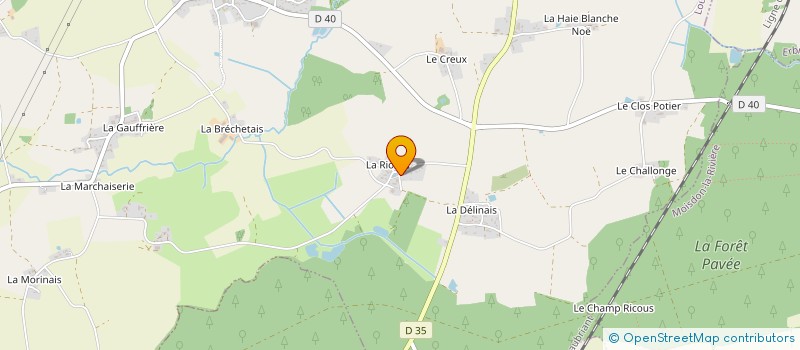 localisation de l'entreprise MADAME VIRGINIE FORGET  LOUISFERT