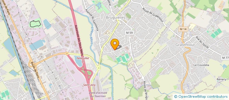 localisation de l'entreprise MADAME VIRGINIE FORGET  BESSIERES