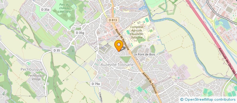 localisation de l'entreprise MADAME VIRGINIE FORTE  AUZEVILLE-TOLOSANE