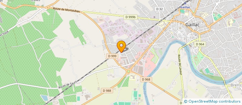 localisation de l'entreprise MADAME VIRGINIE FOSSE  GAILLAC