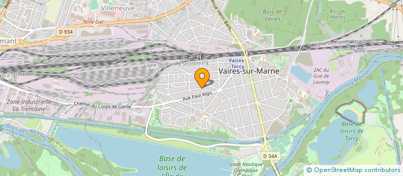 localisation de l'entreprise MADAME VIRGINIE FOUCAUD à VAIRES-SUR-MARNE