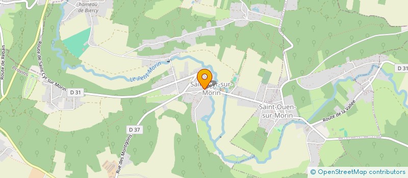 localisation de l'entreprise MADAME VIRGINIE FOUCHAUX  SAINT-CYR-SUR-MORIN