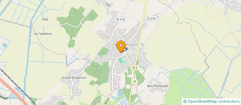 localisation de l'entreprise MADAME VIRGINIE FOUCHE  BREUIL-MAGNE