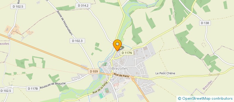 localisation de l'entreprise MADAME VIRGINIE FOUCHER à BREZOLLES