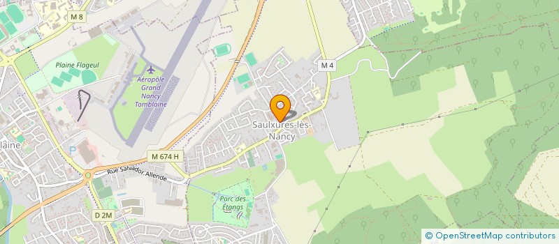 localisation de l'entreprise MADAME VIRGINIE FOURMENT  SAULXURES-LES-NANCY