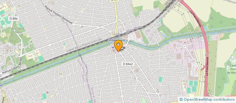 localisation de l'entreprise MADAME VIRGINIE FOURNIER  VILLEPARISIS