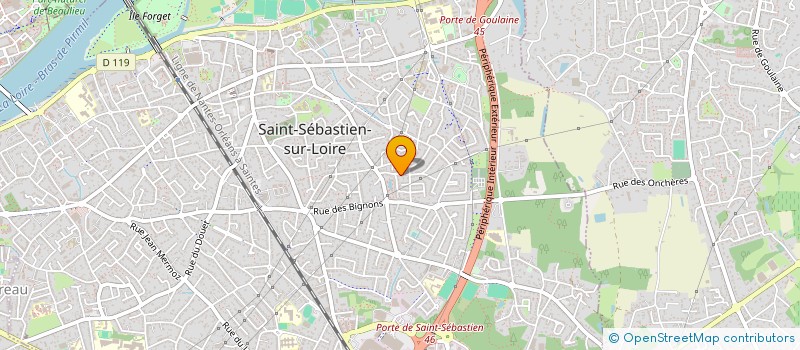 localisation de l'entreprise MADAME VIRGINIE FRANCOIS  SAINT-SEBASTIEN-SUR-LOIRE