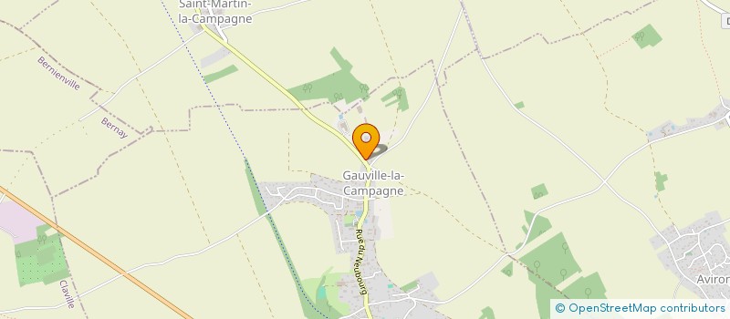 localisation de l'entreprise MADAME VIRGINIE FRANCOIS  GAUVILLE-LA-CAMPAGNE