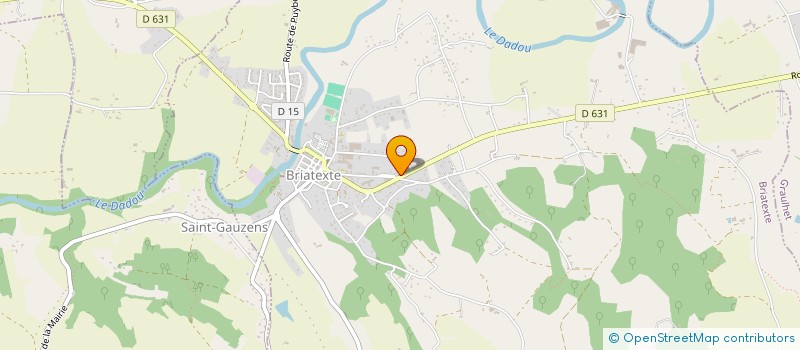 localisation de l'entreprise MADAME VIRGINIE FRANCOIS  BRIATEXTE