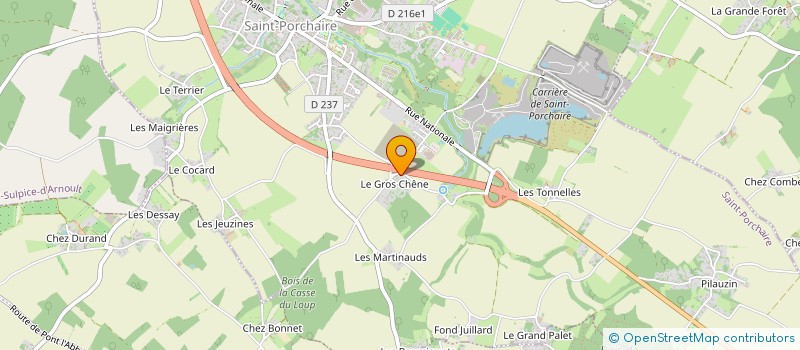 localisation de l'entreprise MADAME VIRGINIE FRANGO IGLESIAS  SAINT-PORCHAIRE