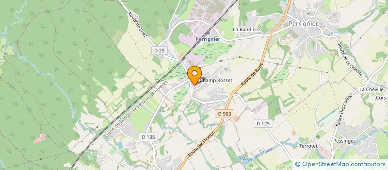 localisation de l'entreprise MADAME VIRGINIE FREMAU  PERRIGNIER