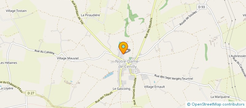 localisation de l'entreprise MADAME VIRGINIE FREMOND  NOTRE-DAME-DE-CENILLY