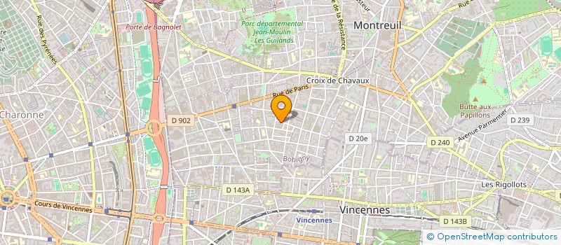 localisation de l'entreprise MADAME VIRGINIE FREMONT à MONTREUIL