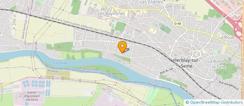 localisation de l'entreprise MADAME VIRGINIE FROGET  HERBLAY-SUR-SEINE