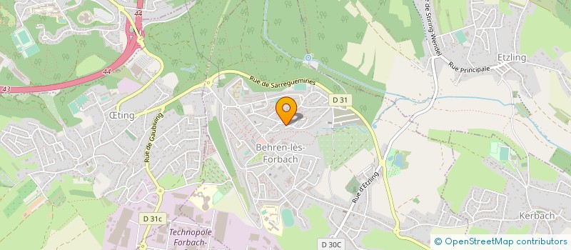 localisation de l'entreprise MADAME VIRGINIE FURFARI  BEHREN-LES-FORBACH