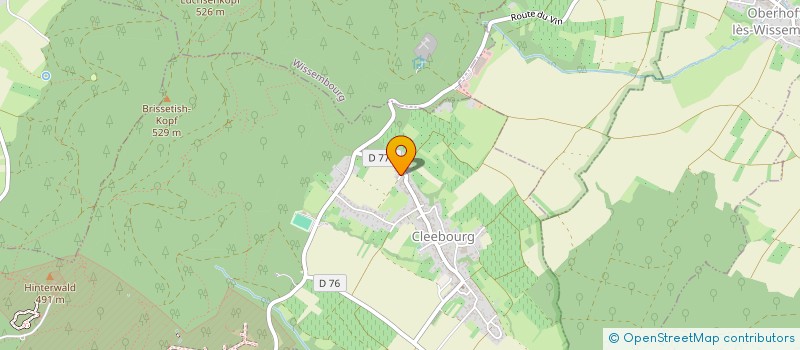 localisation de l'entreprise MADAME VIRGINIE GABEL  CLEEBOURG