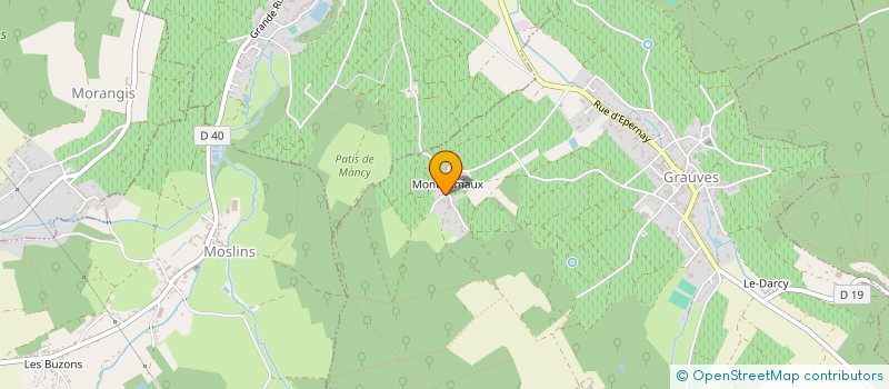 localisation de l'entreprise MADAME VIRGINIE GADRET  GRAUVES