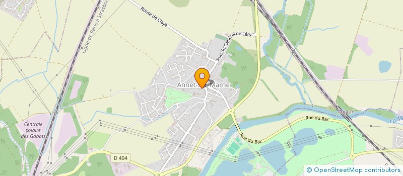 localisation de l'entreprise MADAME VIRGINIE GAELLE GODIN  ANNET-SUR-MARNE