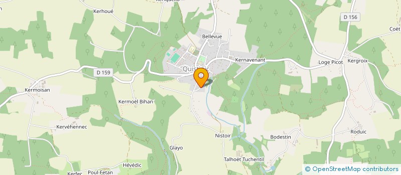 localisation de l'entreprise MADAME VIRGINIE GAILLAERT  QUISTINIC