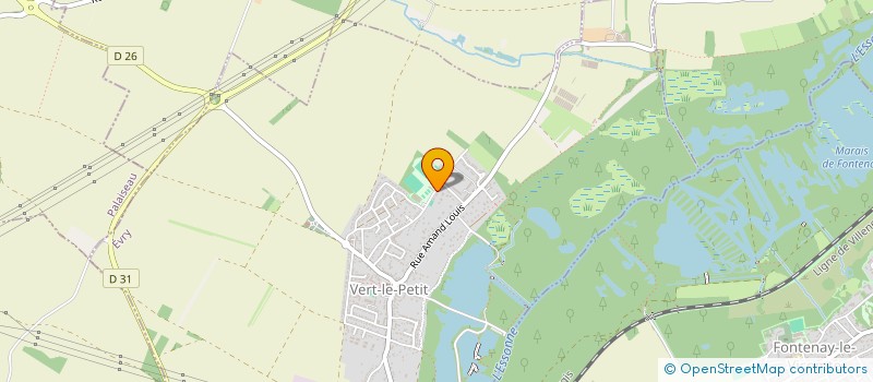 localisation de l'entreprise MADAME VIRGINIE GALANT  VERT-LE-PETIT