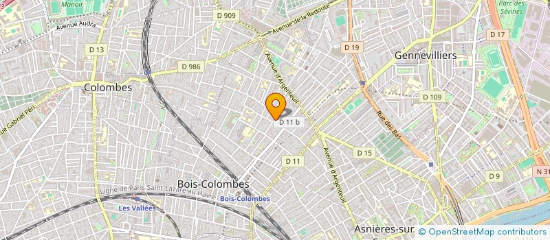 localisation de l'entreprise MADAME VIRGINIE GALINA à BOIS COLOMBES