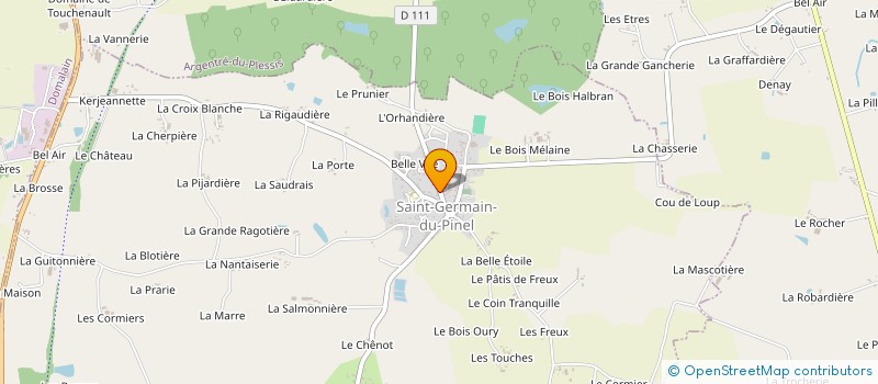 localisation de l'entreprise MADAME VIRGINIE GANDON  LA GUERCHE-DE-BRETAGNE