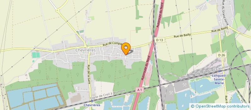 localisation de l'entreprise MADAME VIRGINIE GANIER à CHEVRIERES