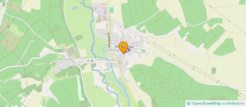 localisation de l'entreprise MADAME VIRGINIE GANTHIER à MALIGNY