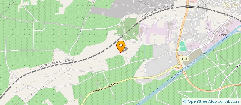 localisation de l'entreprise MADAME VIRGINIE GARCIA  BEAUCAIRE